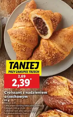 Lidl Croissant z nadzieniem orzechowym Piekarnia Lidla oferta