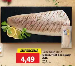 Lidl Dorsz filet bez skóry XXL Targ Rybny Lidla oferta