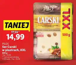 Lidl Ser Carski w plastrach XXL Pilos oferta