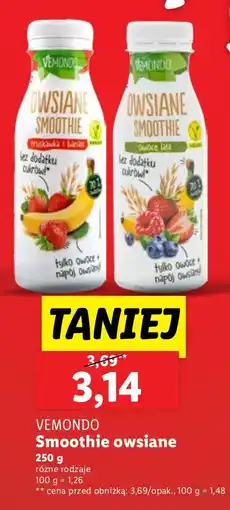 Lidl Smoothie owsiane Vemondo oferta