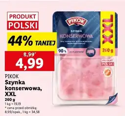 Lidl Szynka konserwowa XXL Pikok oferta