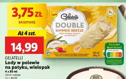 Lidl Lody w polewie na patyku Gelatelli oferta