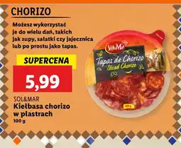 Lidl Kiełbasa chorizo w plastrach Sol&Mar oferta