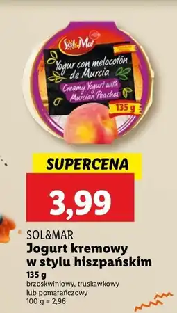 Lidl Jogurt kremowy w stylu hiszpańskim Sol&Mar oferta