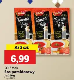 Lidl Sos pomidorowy Sol&Mar oferta