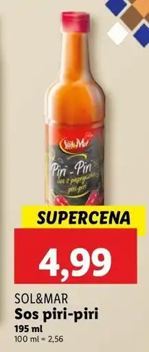 Lidl Sos piri-piri Sol&Mar oferta