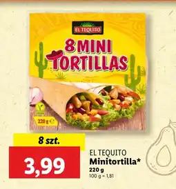 Lidl Tortilla mini El Tequito oferta