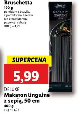 Lidl Makaron linguine Deluxe oferta