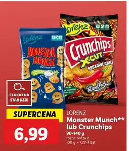 Lidl Chrupki Crunchips Lorenz oferta