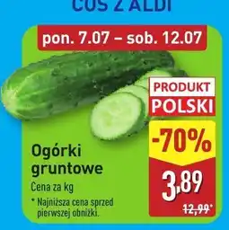 ALDI Ogórki gruntowe Aldi oferta