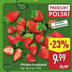 ALDI Truskawki polskie, 1 opak. Aldi oferta