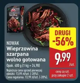 ALDI Wieprzowina szarpana wolno gotowana Nowak oferta