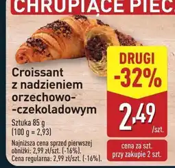 ALDI Croissant z nadzieniem orzechowo-czekoladowym Aldi oferta