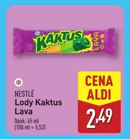ALDI Lody Kaktus Lava Nestlé oferta