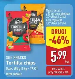 ALDI Tortilla Chips Sun Snacks oferta