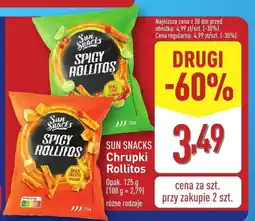 ALDI Chrupki Rollitos Sun Snacks oferta