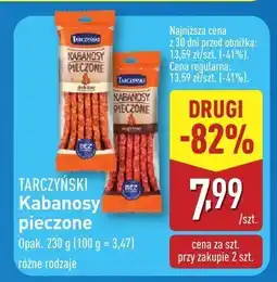 ALDI Kabanosy Tarczyński pieczone oferta