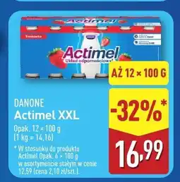 ALDI Napój Danone Actimel XXL oferta
