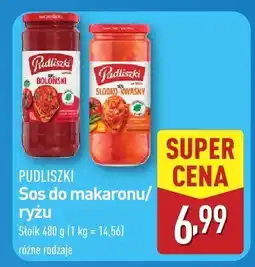 ALDI Sos Pudliszki do makaronu/ryżu oferta