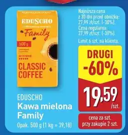 ALDI Kawa mielona Eduscho Family Classic Coffee oferta