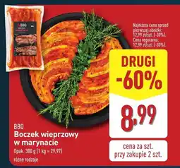 ALDI Boczek wieprzowy w marynacie BBQ oferta