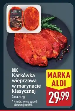 ALDI Karkówka wieprzowa w marynacie klasycznej BBQ oferta
