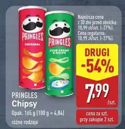 ALDI Chipsy Pringles oferta