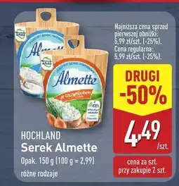 ALDI Serek Almette Hochland oferta