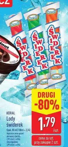 ALDI Lody świderek Koral oferta