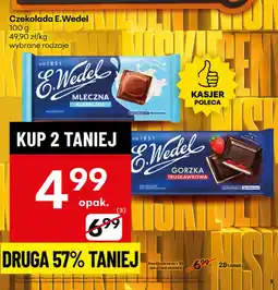 Delikatesy Centrum Czekolada E.Wedel mleczna klasyczna, gorzka truskawkowa oferta