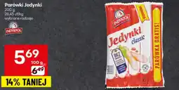 Delikatesy Centrum Parówki Jedynki Indykpol oferta