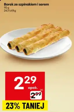 Delikatesy Centrum Borek ze szpinakiem i serem Pieczywo oferta