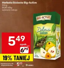 Delikatesy Centrum Herbata liściasta Big-Active oferta