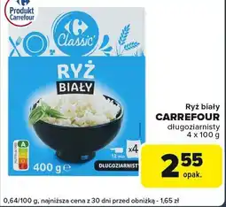 Globi Ryż biały Carrefour długoziarnisty oferta