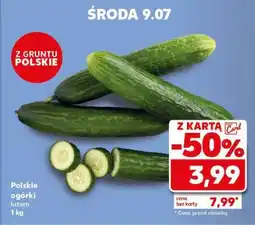 Kaufland Polskie ogórki, luzem 1 kg oferta