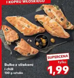 Kaufland Bułka z oliwkami i chili oferta