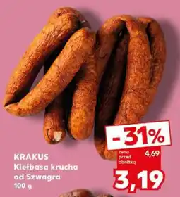 Kaufland KRAKUS Kiełbasa krucha od Szwagra 100 g oferta