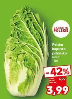 Kaufland Polska kapusta pekińska luzem 1 kg oferta