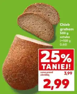 Kaufland Chleb graham 500 g sztuka oferta