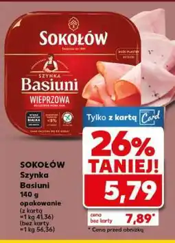 Kaufland SOKOŁÓW Szynka Basiuni oferta