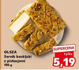 Kaufland OLSZA Sernik baskijski z pistacjami 100 g oferta