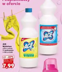 Kaufland ACE Wybielacz różne rodzaje 1 l opakowanie (=100 ml 0,80) oferta