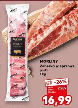 Kaufland MORLINY Żeberka wieprzowe paski oferta