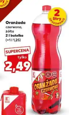 Kaufland Oranżada czerwona, żółta oferta