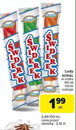 Carrefour Express Lody Koral Świderek oferta