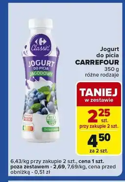Carrefour Express Jogurt do picia Carrefour oferta