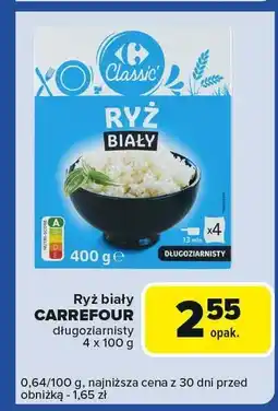 Carrefour Express Ryż biały długoziarnisty Carrefour 4x100g oferta