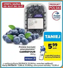 Carrefour Express Borówki amerykańskie Carrefour oferta