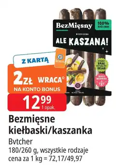 E.Leclerc Kiełbaski/kaszanka bezmięsne Bytcher oferta