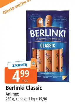 E.Leclerc Parówki Berlinki Classic Animex oferta